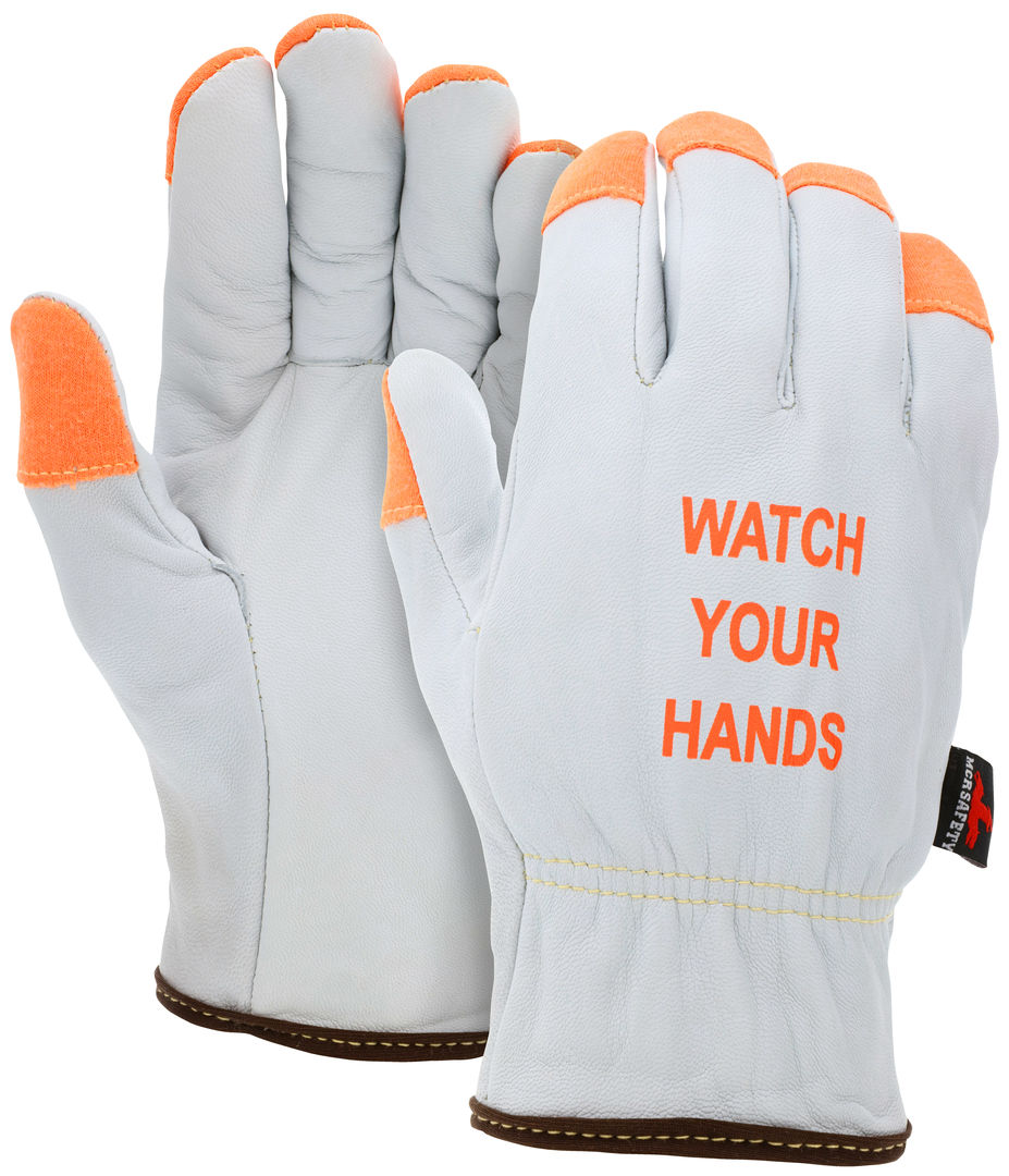 3601SKHV - MCR Safety CutPro® - Leather Drivers Work Gloves - Premium A Grade Grain Goatskin - Kevlar® and Steel Cut Resistance Lined - Arc Rating of 37.5 cal/cm²