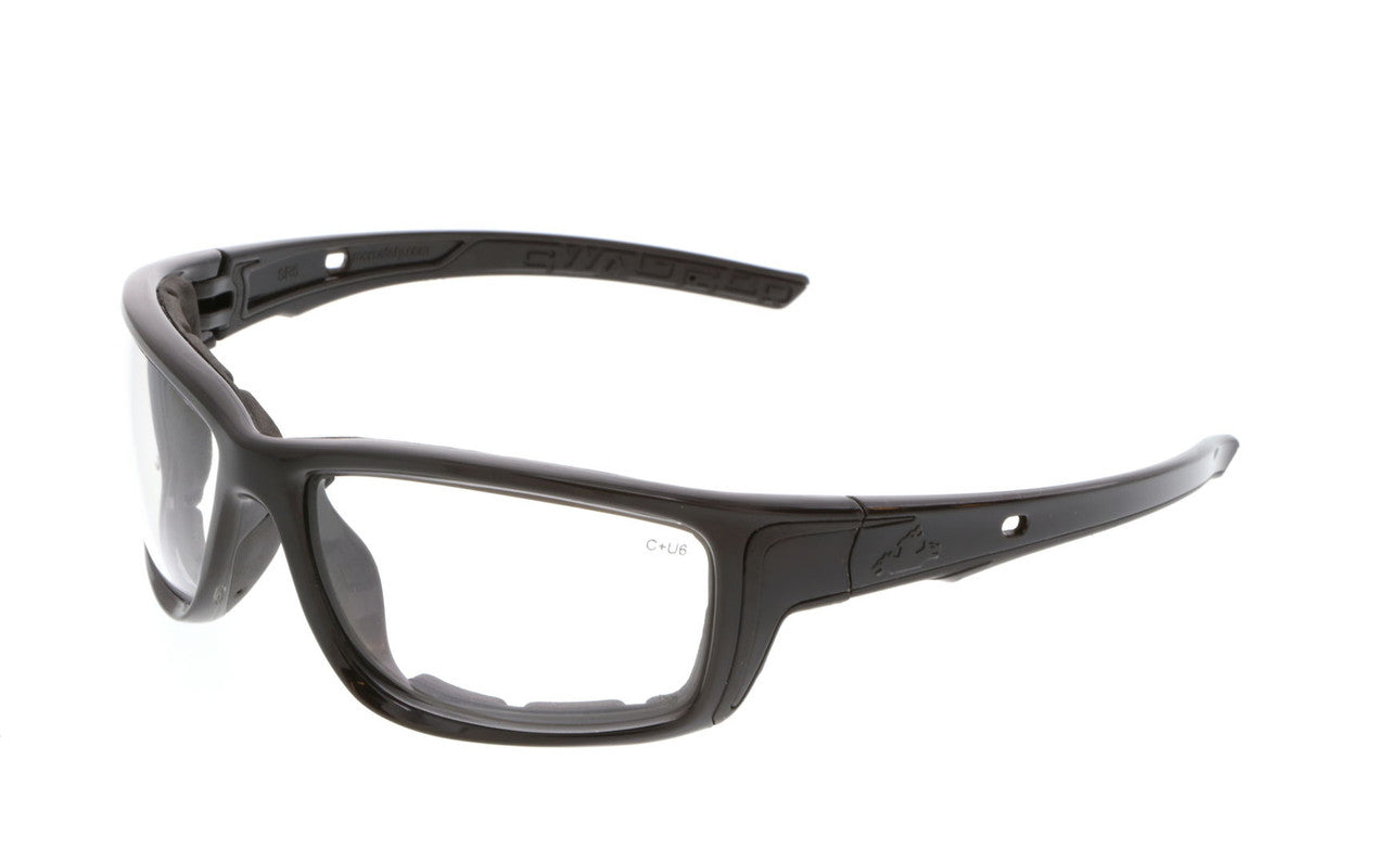 MCR Safety SR5 - Swagger® SR5 Series Safety Glasses, Spoggle Strap Slot on each Temple, Dielectric and Foam Lined, TPR Temples and Nose Piece - Elastic Strap SR5STRAP Sold Seperately — Sold by Pair — manufacturer image 3