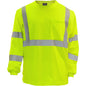 Reflective Apparel™ ANSI Type R Class 3 Long Sleeve Moisture Wicking T-Shirt with UPF 35 Sun Protection
