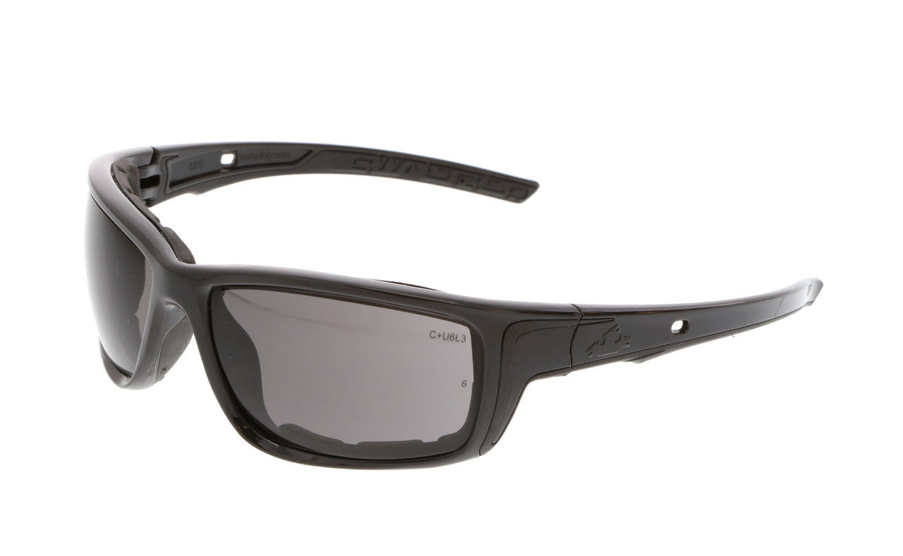 MCR Safety SR5 - Swagger® SR5 Series Safety Glasses, Spoggle Strap Slot on each Temple, Dielectric and Foam Lined, TPR Temples and Nose Piece - Elastic Strap SR5STRAP Sold Seperately — Sold by Pair — manufacturer image 11
