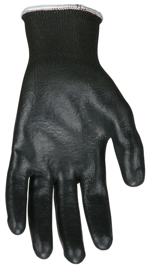 92733PU - MCR Safety CutPro® - 13 Gauge HyperMax® HPPE Shell - Cut, Abrasion, and Puncture Resistant Work Gloves - PU Coated Palm and Fingertips