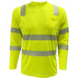 ANSI Type R Class 3 EcoChill Long Sleeve T-Shirt with Coolmax® Technology and UPF 50+ Sun Protection
