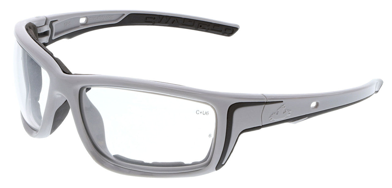 MCR Safety SR5 - Swagger® SR5 Series Safety Glasses, Spoggle Strap Slot on each Temple, Dielectric and Foam Lined, TPR Temples and Nose Piece - Elastic Strap SR5STRAP Sold Seperately — Sold by Pair — manufacturer image 14