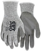 92752 - MCR Safety CutPro® - 13 Gauge HyperMax® HPPE Shell - Cut, Abrasion, and Puncture Resistant - Polyurethane (PU) Coated Palm and Fingertips