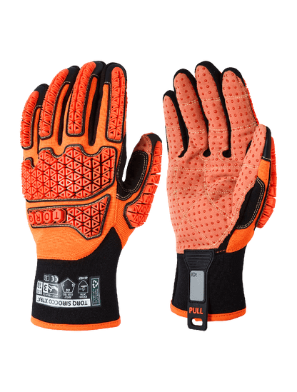 Torq Sirocco Xtra™ - SKG00121GD - Leather Palm Gloves - cut level A6 - black