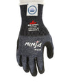 N96780 - MCR Safety CutPro® - Ninja® Wave Cut Resistant Work Gloves - 13 Gauge Dyneema® Diamond Technology - Nitrile Wave Coated Palm and Fingertips