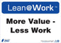 ZING Lean Sign, More Value Less Work - official Zing product image 1