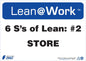 ZING Lean Sign, Six Ss Lean Store - official Zing product image 1