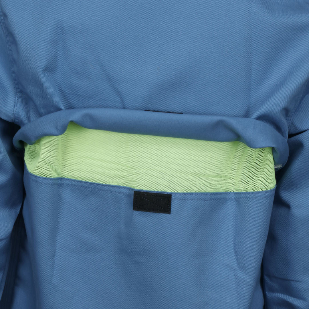 MCR Safety SBS2006 - Summit Breeze® Flame Resistant (FR) Shirt - Medium Blue 7-ounce 100% Cotton Material - Long Sleeve with Vented Underarms and Back - CAT2 - ASTM F1930 Tested - Zero 2nd and 3rd Degree Burn when Wearing our P2D FR Jeans! — manufacturer image 4