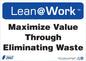ZING Lean Sign, Eliminating Waste - official Zing product image 1