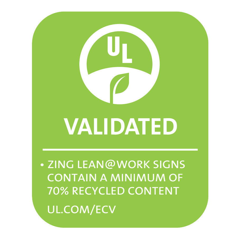 ZING Lean Sign, Continuous Improvement - official Zing product image 2