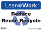 ZING Lean Sign, Reduce Reuse Recycle - official Zing product image 1