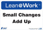 ZING Lean Sign, Small Changes Add Up - official Zing product image 1