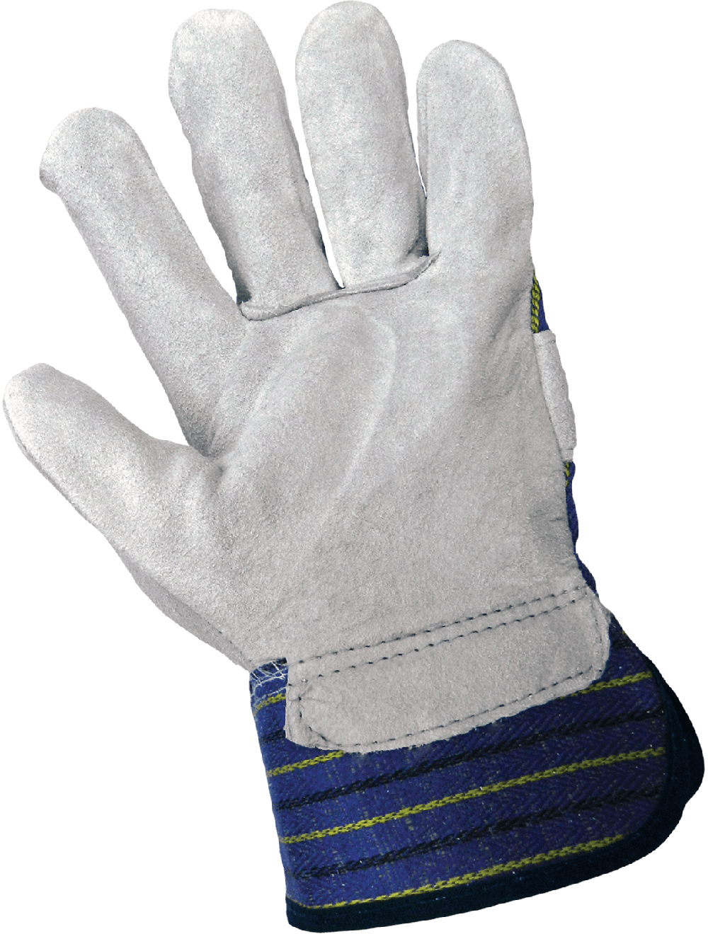 Global Glove - 2120 - Leather Palm Gloves - rubber coating - black