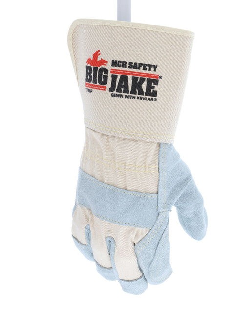 1716P_ - 1716PL - 22115 - 360 - 1716P - Big Jake® Series Double Leather Palm and Fingers - Premium A+ Grade Split Side Leathe