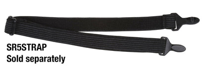 MCR Safety SR5 - Swagger® SR5 Series Safety Glasses, Spoggle Strap Slot on each Temple, Dielectric and Foam Lined, TPR Temples and Nose Piece - Elastic Strap SR5STRAP Sold Seperately — Sold by Pair — manufacturer image 6
