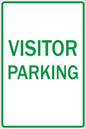 ZING Parking Sign, Visitor Parking, Egp, 12X18 - 2276