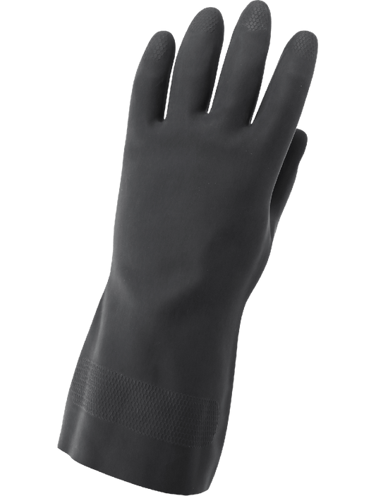 FrogWear® 230F Chemical Handling Gloves - neoprene - black