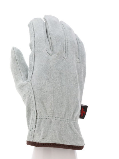 3120_ - 3120L - 23130 - 360 - Leather driver work gloves – MCR Safety Group 3120 – split cowskin leather with straight thumb 