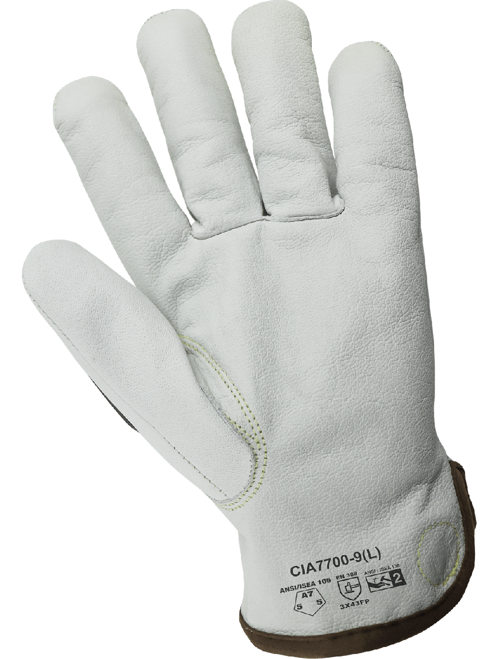 Global Glove - CIA7700 - Leather Drivers Gloves - cut level A7 - red