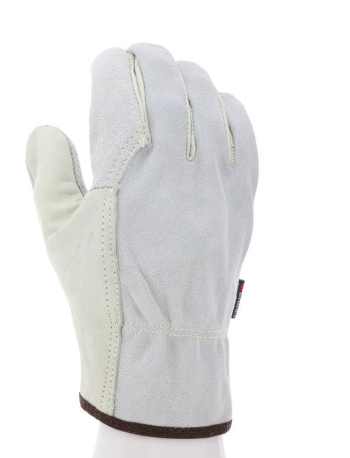 32056DP_ - 32056DPL - 23422 - 360 - Leather driver work gloves – MCR Safety Group 32056DP – grain leather double palm with sp