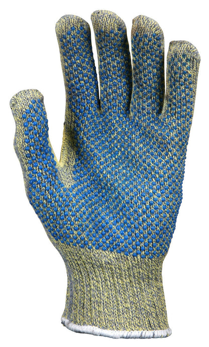 93867 - MCR Safety CutPro® with Hero™ Technology - 7 Gauge Regular Weight Shell Made with ARX® Aramid Fibers - PVC Dotted Palm - Cut Resistant Work Gloves - PVC Dots aid with Abrasion Resistance and Gripping Power