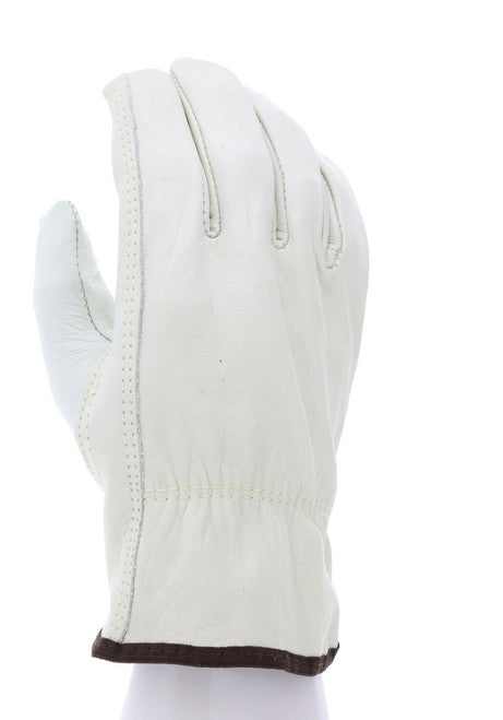 32113_ - 32113L - 23510 - 360 - Leather driver work gloves – MCR Safety Group 32113 – grain cow leather with keystone thumb f
