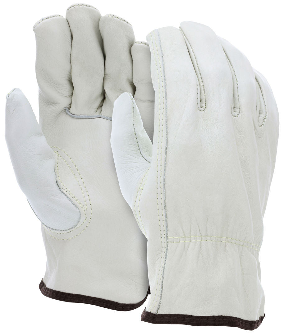 32113 - Leather Drivers Work Gloves - Competitive Value (CV) C+ Grade - Grain cow Leather - Keystone Thumb