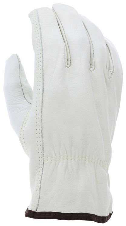 32113 - Leather Drivers Work Gloves - Competitive Value (CV) C+ Grade - Grain cow Leather - Keystone Thumb