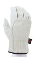 3214_ - 3214L - 23660 - 360 - Leather driver work gloves – MCR Safety Group 3214 – grain cowskin leather with wing thumb for 