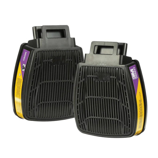 3M™ Secure Click™ Organic Vapor/Acid Gas Cartridge/Filter P100 D80923, 2 EA / PK