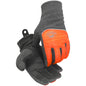Caiman 2385 – Hi-Vis Polyester Fleece Glove with Micro-Dot Patch Grip and Thermal Lining - Touchscreen Compatible
