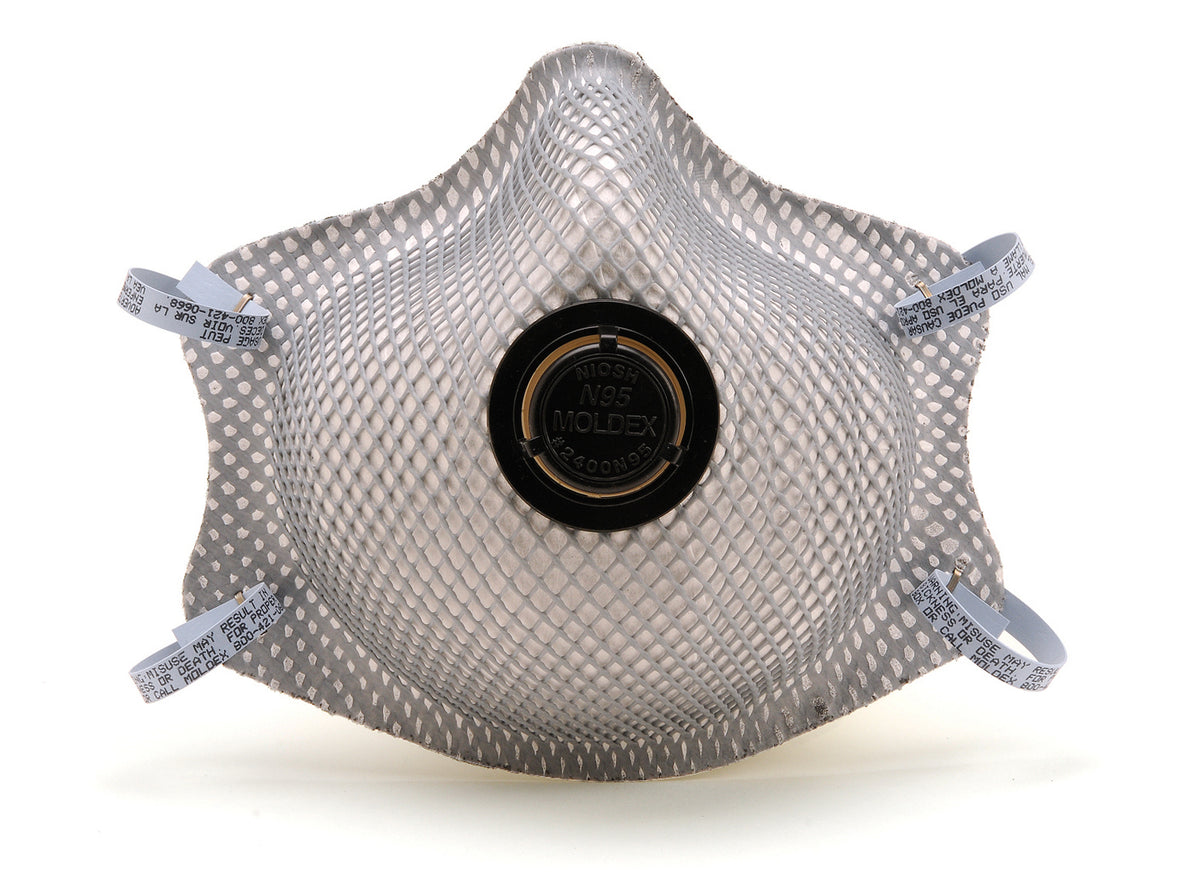 2400P2 Plus Relief From Organic Vapors Particulate Respirator With Exhale Valve - Moldex 2400N95