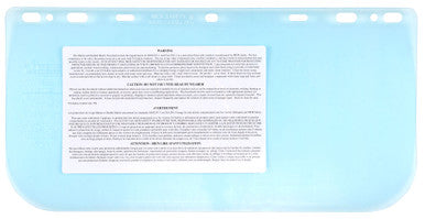 MCR Safety 181640CSA - 8X16" .040 Visor PETG Sheet CSA product image