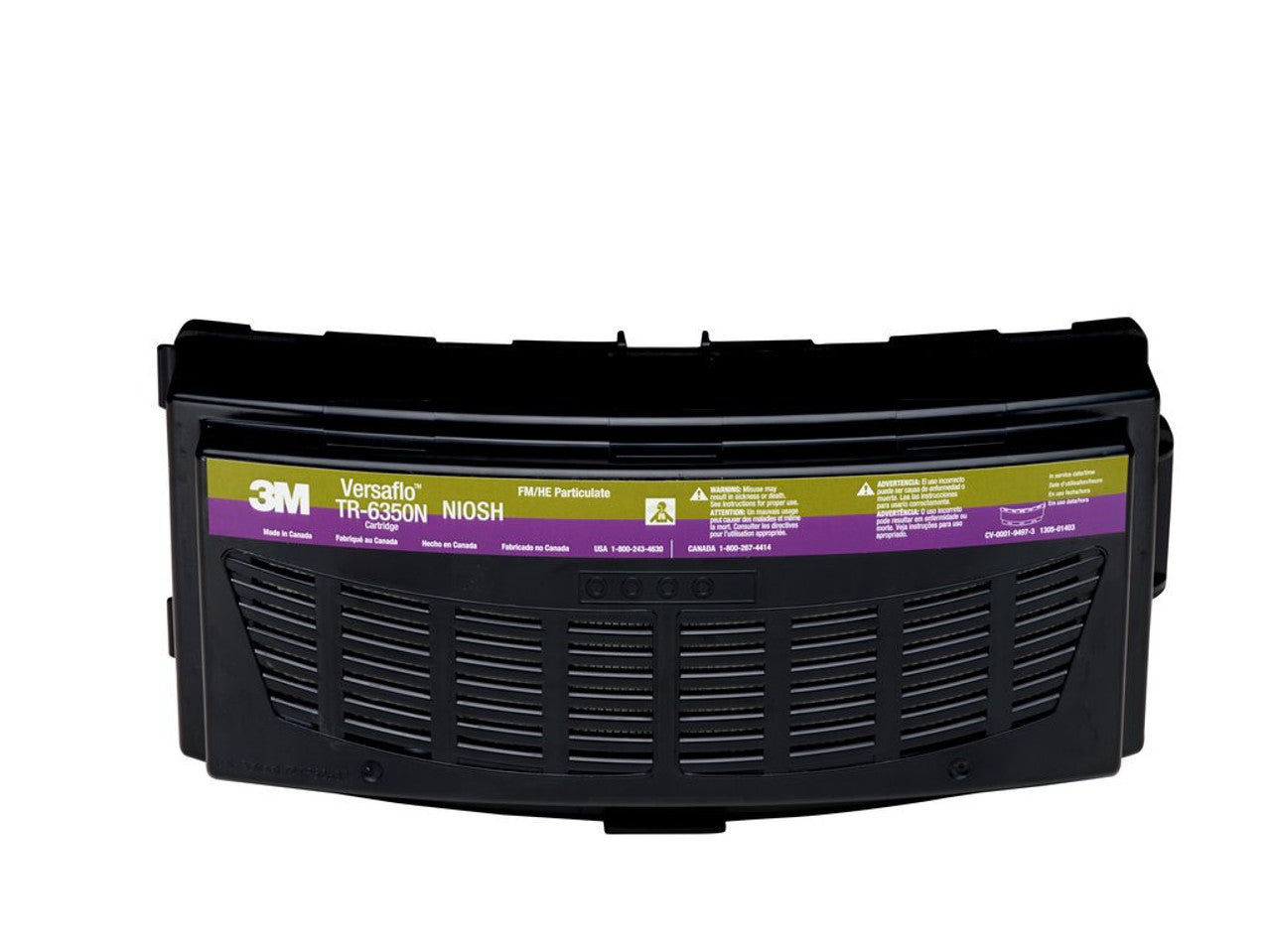 3M™ Versaflo™ Formaldehyde/HEPA Cartridge TR-6350N, for TR-600/800 PAPR, 5 EA/Case