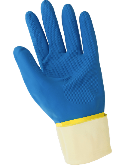 Global Glove - 244 - Unsupported Gloves - neoprene coating - blue
