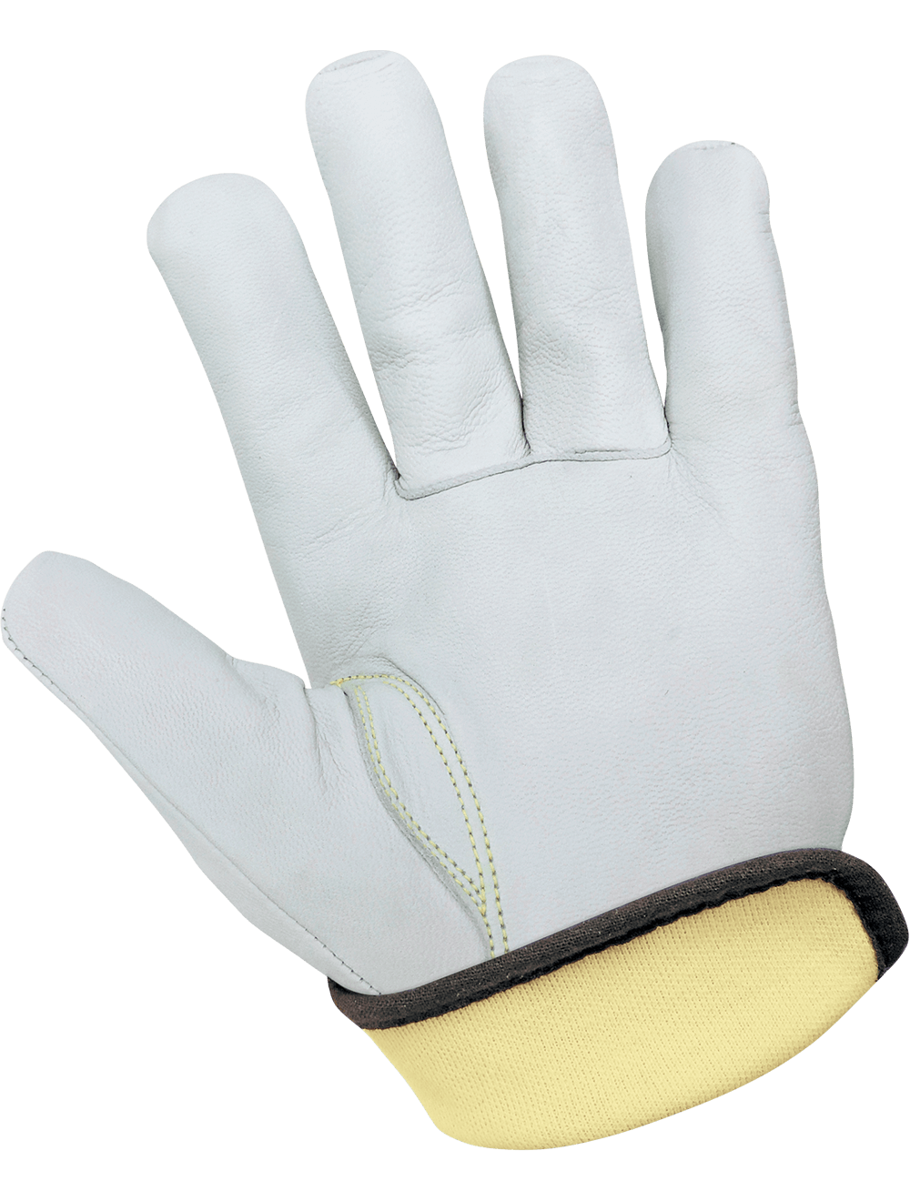 Cut and Heat Resistant Grain Goatskin Drivers Gloves with Aralene® - CR3900 - Leather Gloves - cut level A5 - red