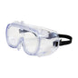 Bouton Optical 248-5190-300B – Indirect Vent Goggle with Clear Blue Body, Clear Lens and Anti-Scratch Coating