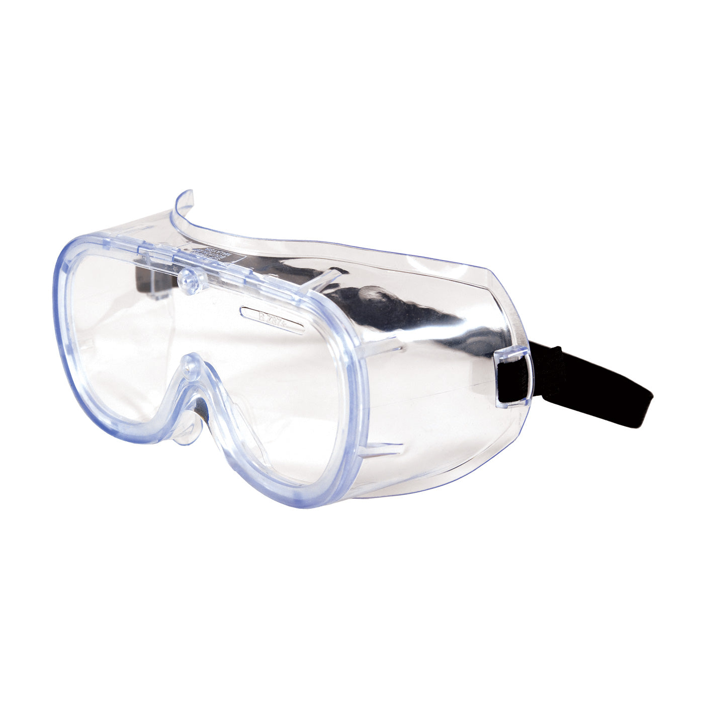 Bouton Optical 248-5290-300B – Non-Vented Goggle with Clear Blue Body, Clear Lens and Anti-Scratch Coating
