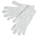 9616M - String Knit Work Gloves - 7-Gauge Regular Weight - 100% White Polyester - Hemmed Cuff - Multi-purpose Gloves