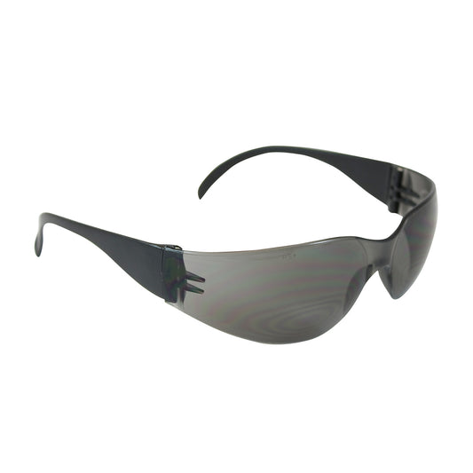 Zenon Z12™: Rimless Safety Glasses with Black Temple, Gray Lens and Anti-Scratch Coating