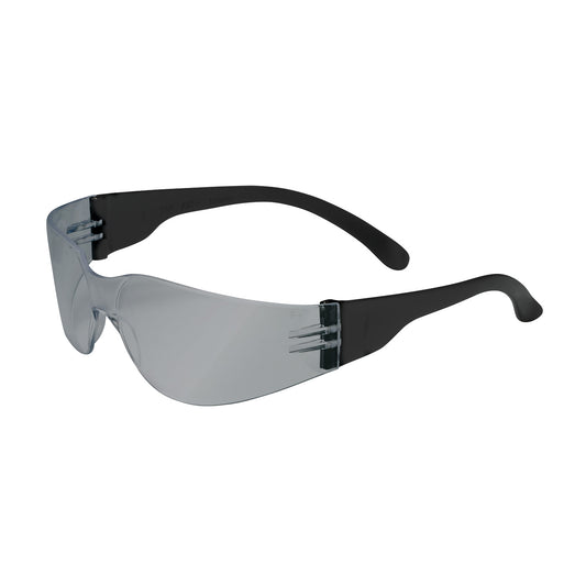 Zenon Z12™: Rimless Safety Glasses with Black Temple, Silver Mirror Lens and Anti-Scratch Coating