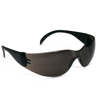 Zenon Z12™: Rimless Safety Glasses with Black Temple, Gray Lens and Anti-Scratch / Anti-Fog Coating