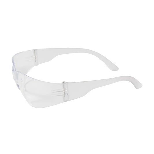 Zenon Z12™ Rimless Safety Glasses with Clear Temple, Clear Lens and Anti-Scratch / Anti-Fog Coating
