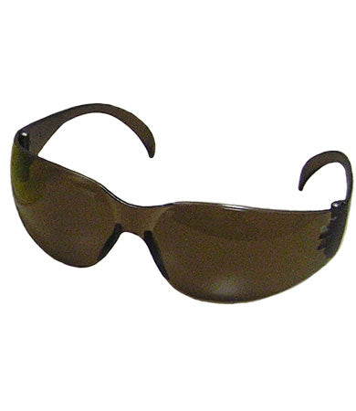 Zenon Z12™: Rimless Safety Glasses with Dark Brown Temple, Dark Brown Lens and Anti-Scratch Coating
