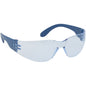 Zenon Z12™: Rimless Safety Glasses with Blue Metal Detectable Temple, Light Blue Lens and Anti-Scratch / Anti-Fog Coating