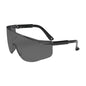 Zenon Z28™ OTG Rimless Safety Glasses with Black Temple, Gray Lens and Anti-Scratch Coating