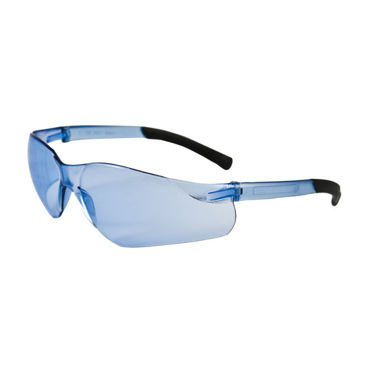Zenon Z13™: Rimless Safety Glasses with Light Blue Temple