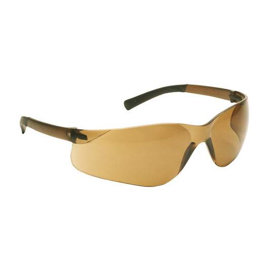 Zenon Z13™: Rimless Safety Glasses with Dark Brown Temple