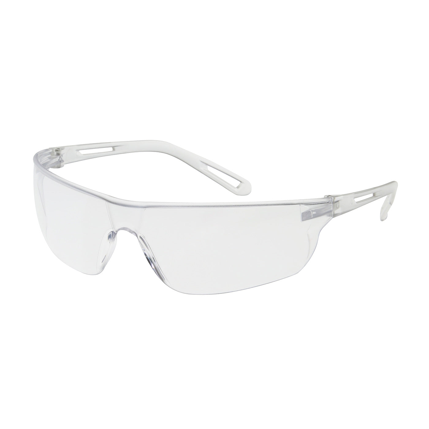 PIP 250-09-0020 Zenon Z-Lyte Rimless Safety Glasses with Clear Temple, Clear Lens and Anti-Scratch / Anti-Fog Coating